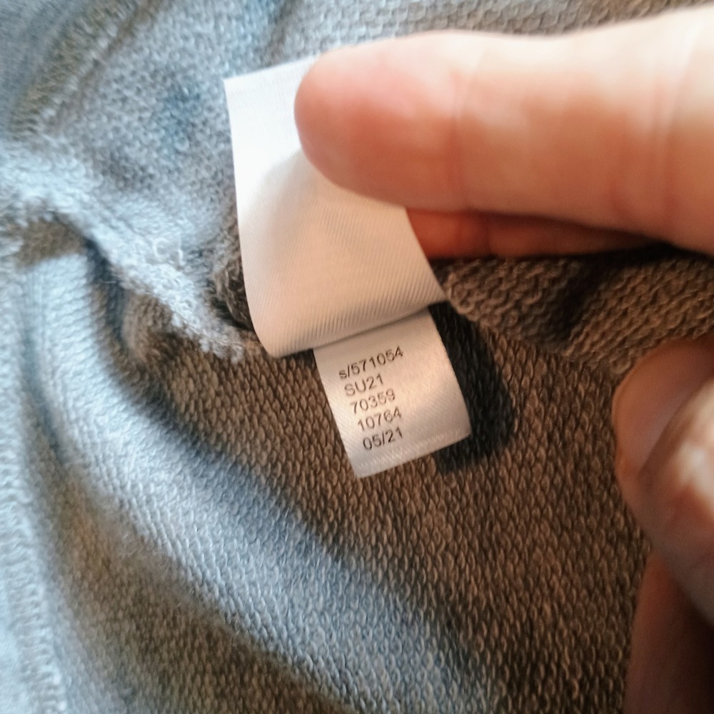 LOFT Women XS Sweatshirt Babydoll Dress Gray Short Sleeve French‎ Terry - Picture 6 of 8